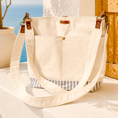 Bolso de playa "Elbony" sailor con accesorios