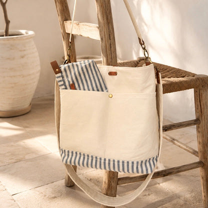 Bolso de playa "Elbony" sailor con accesorios
