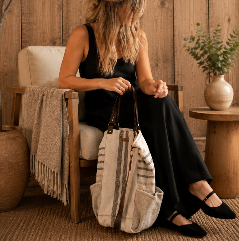 Bolso "Matero Tacuara" XL rústico