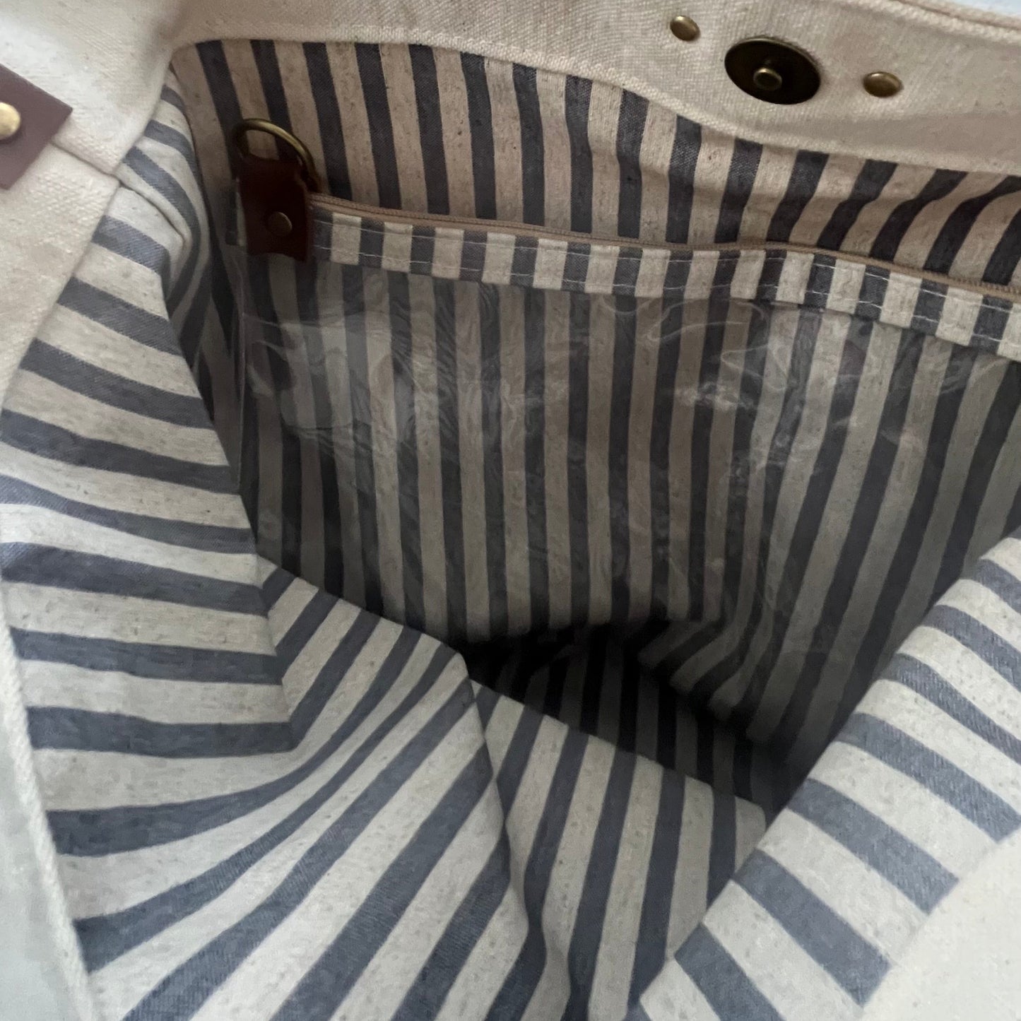 Bolso de playa "Elbony" sailor con accesorios