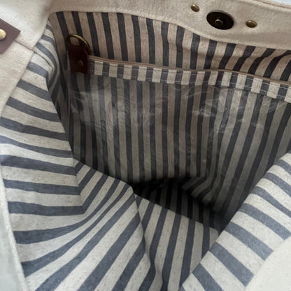 Bolso de playa "Elbony" sailor con accesorios