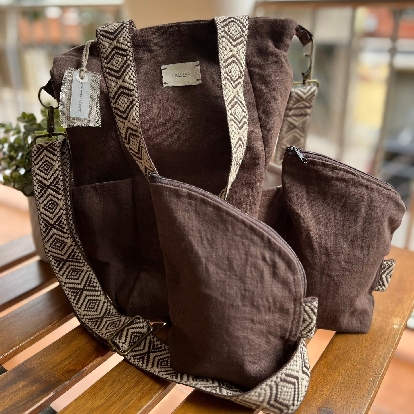 Bolso "Matero Tacuara" Chocolate