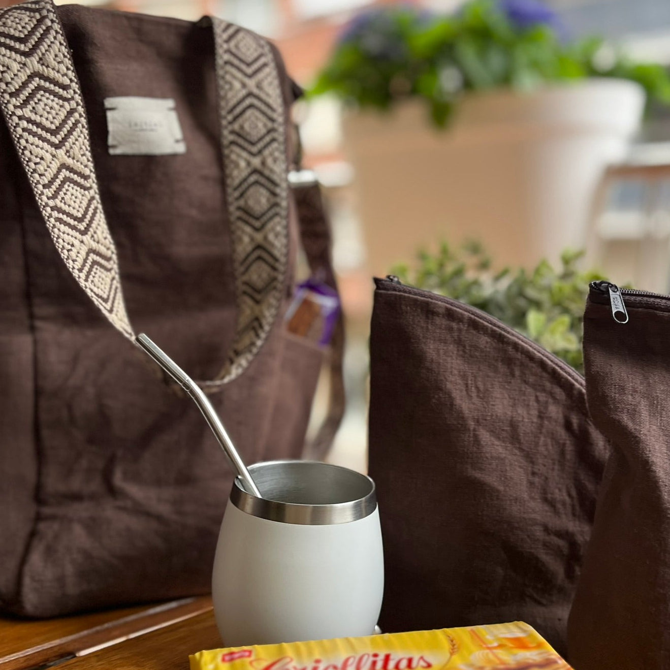 Bolso "Matero Tacuara" Chocolate