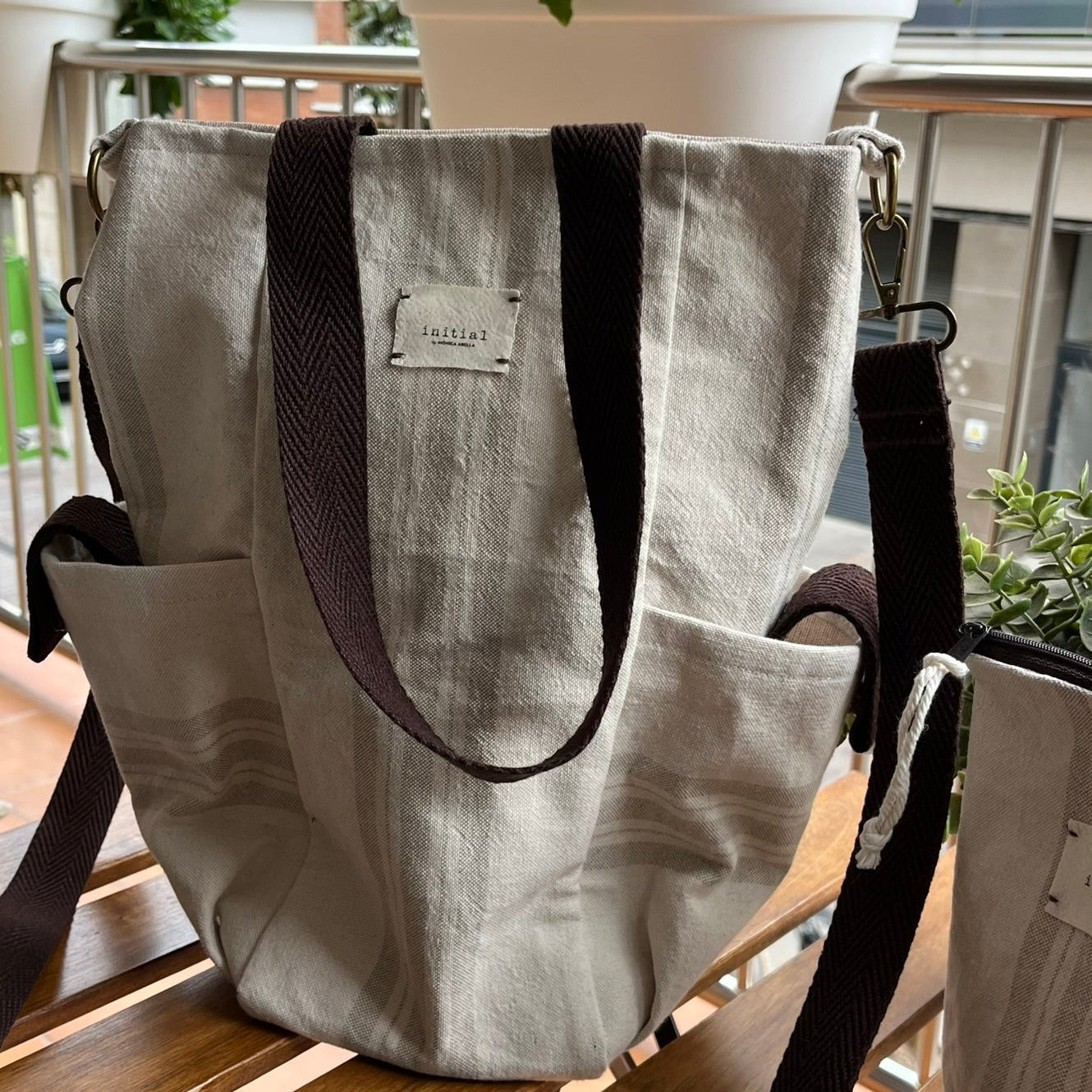 Bolso "Matero Tacuara" Rayas
