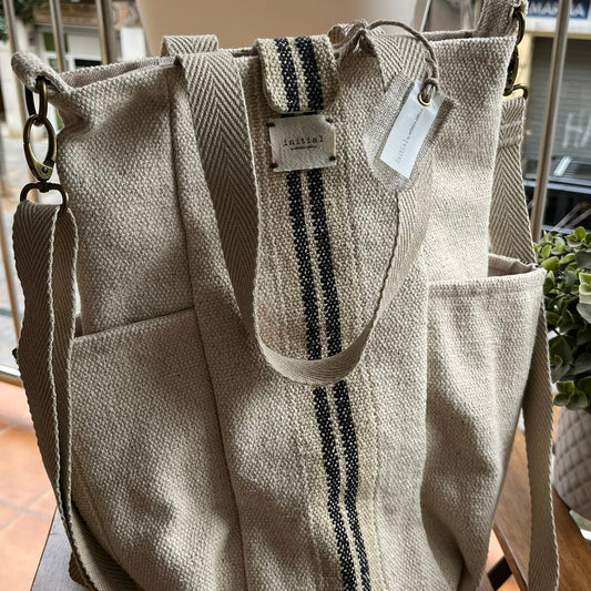 Bolso  Mochila "Matero Guatary" Rayas
