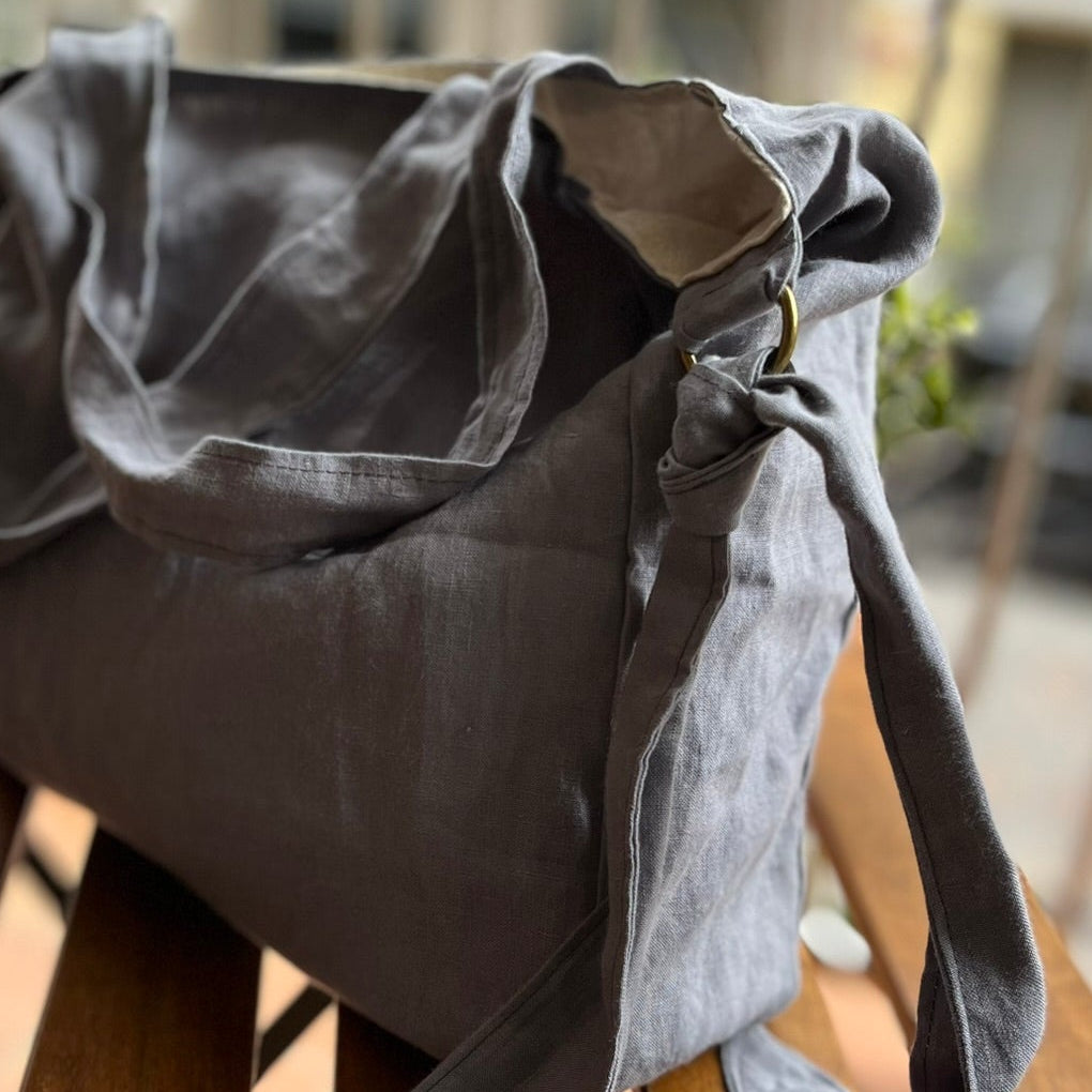 Bolso Tote "Elbony" Cemento