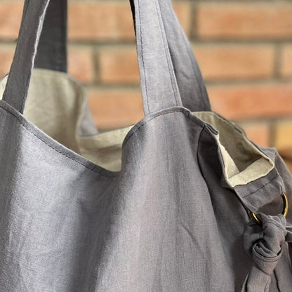 Bolso Tote "Elbony" Cemento