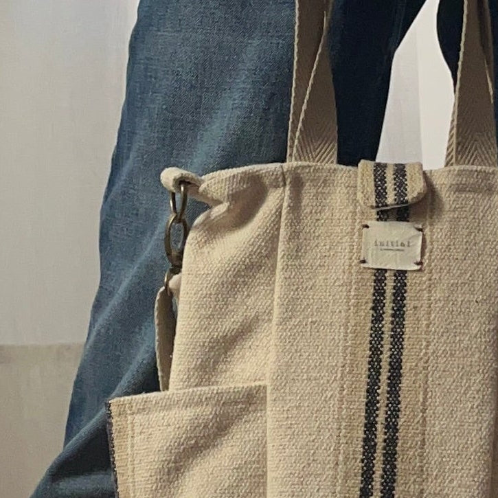 Bolso  Mochila "Matero Guatary" Rayas