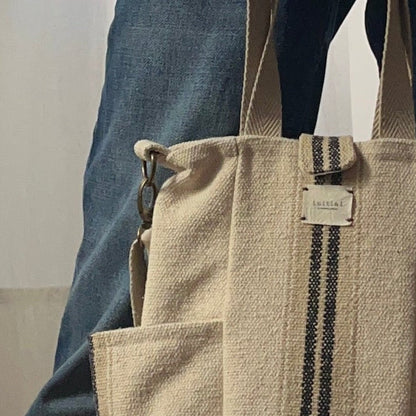 Bolso  Mochila "Matero Guatary" Rayas