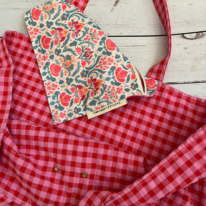 Bolso Tote "Elbony" Vichy fresa