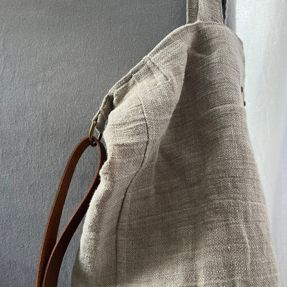 Bolso Tote "Elbony" lino fluido