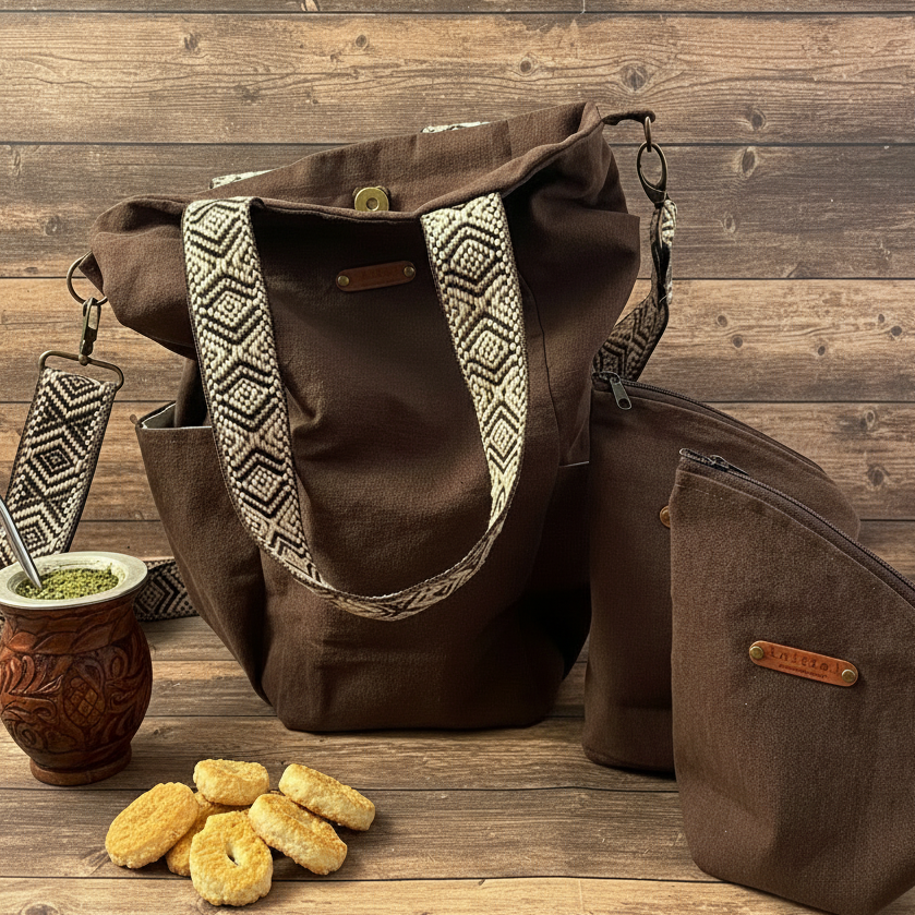 Bolso "Matero Tacuara" Chocolate