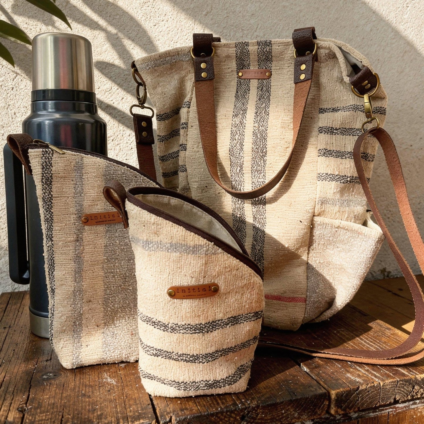 Bolso "Matero Tacuara" XL rústico